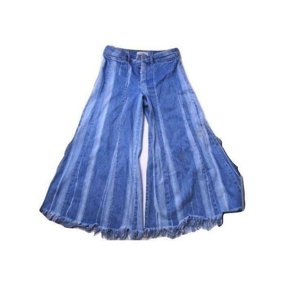 We The Free Pants - we the free denim jeans frayed hippie super FLARED We The Free Pants - we the free denim jeans frayed hippie super FLARED